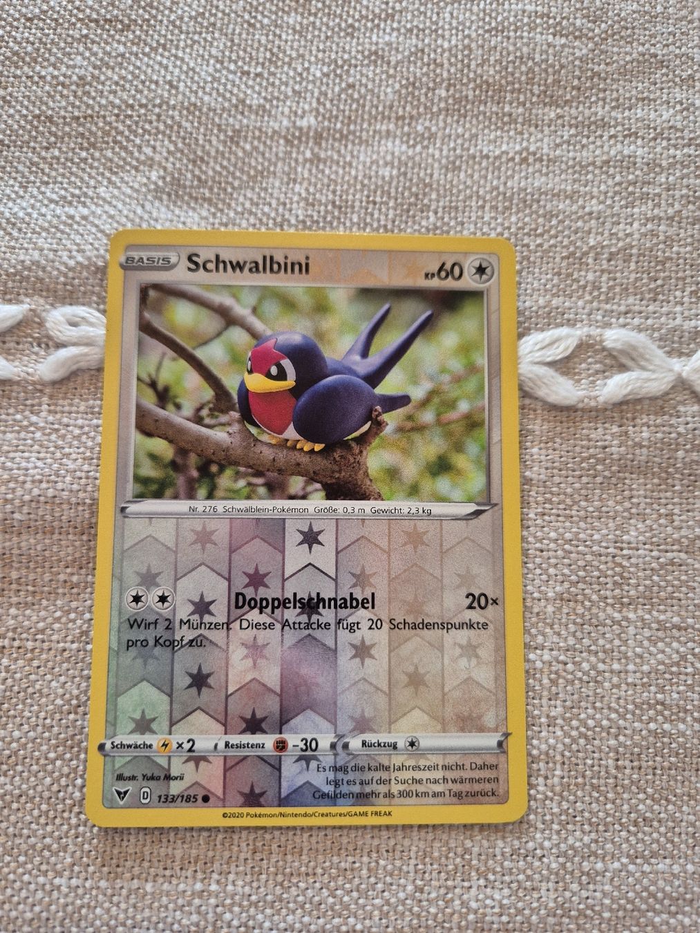 Pokémon Carte collezionabili: Schwalbini Reverse Pokemon Vivid Voltage 133/185 DE – Nuovo (secondo la descrizione) da Altdorf UR venduto da Josi5588 1