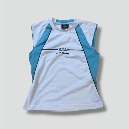 Umbro streetwear white tank-top vintage summer t-shirt