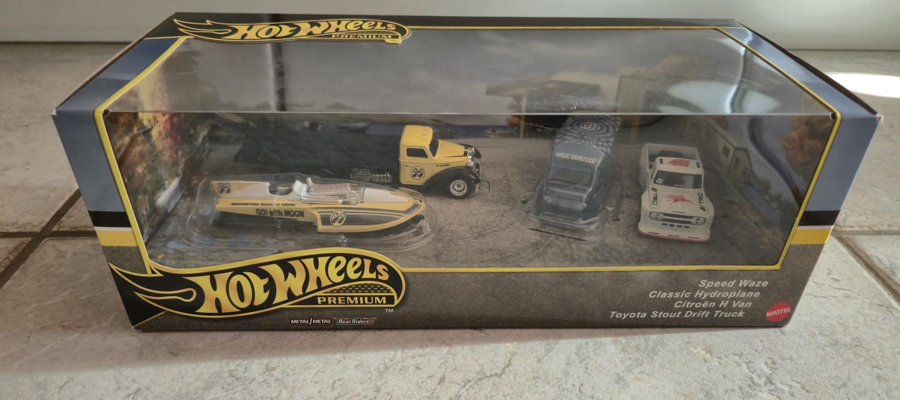 Hot Wheels Modellini d'auto: Hot Wheels Premium Speed Waze – Nuovo e nell'imballaggio originale da Sumiswald venduto da fae_krq8