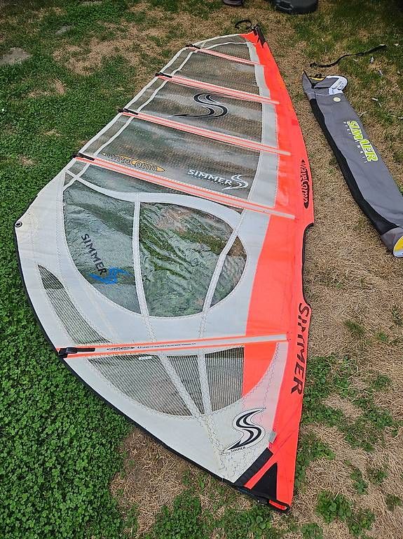 Surfen: Simmer Segel WaveComp 4.5 – Gebraucht aus Nottwil von Beatjost