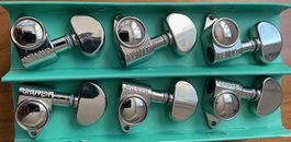 6 Tuner / Stimm-Mechaniken 3L-3R GROVER für E-Gitarre