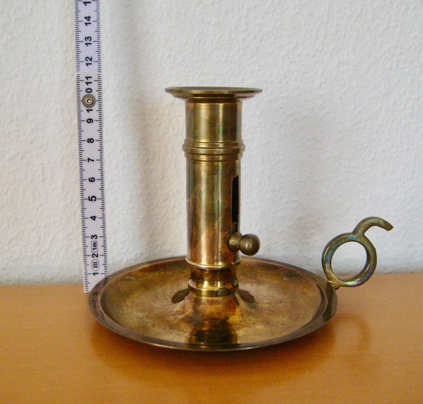 Portacandele: Alter Kerzenhalter Messing / verstellbar – Usato da Langendorf venduto da Happy11 3