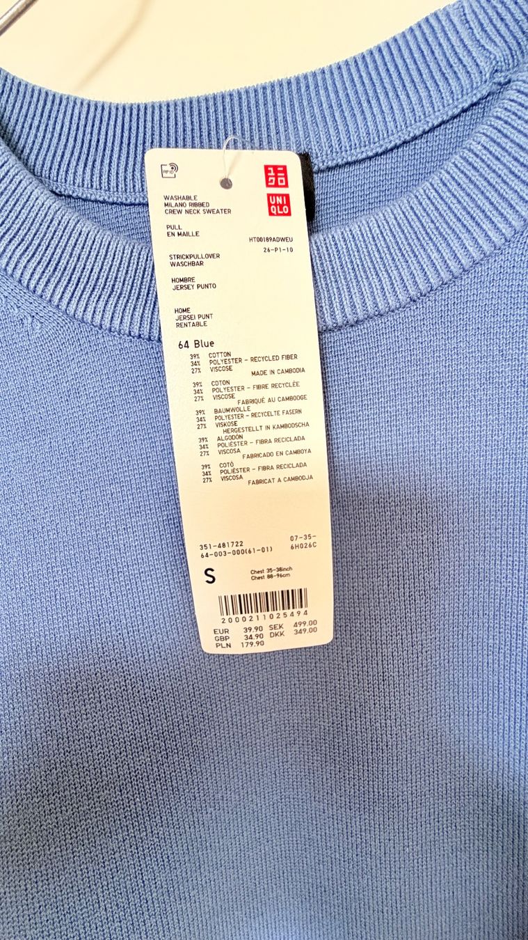 Uniqlo Maglioni & Felpe: Milano-Pullover -  Marke: Uniqlo - Grösse: S - NEU – Nuovo e nell'imballaggio originale da Würenlos venduto da Abracadabra26 3