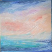 Originalgemälde auf Leinwand 80x80 cm, Unikat!!!