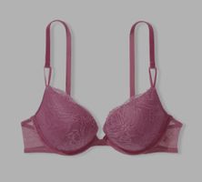 Victoria's Secret BH 75B Mauve Rosa Flieder Neu Push-up