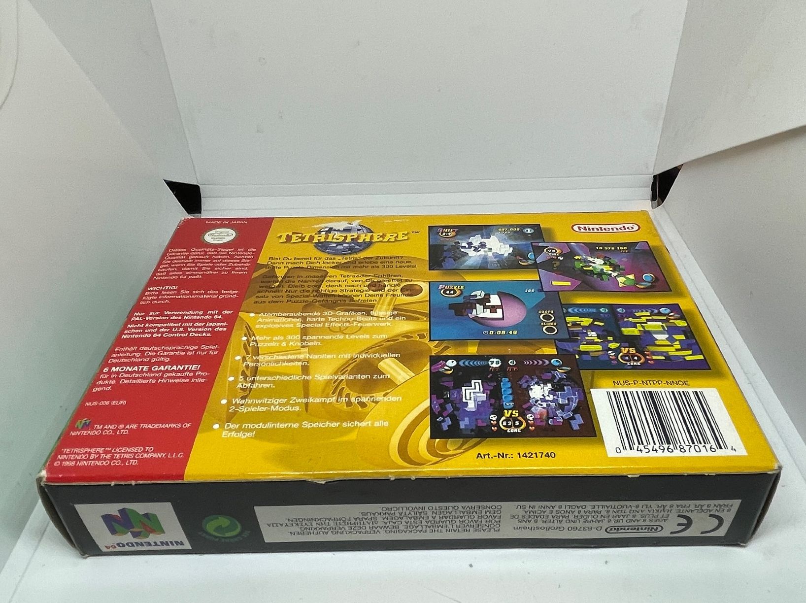 Nintendo Giochi: Tetrisphere N64 Nintendo – Usato da Dietlikon venduto da NESFEVER 1