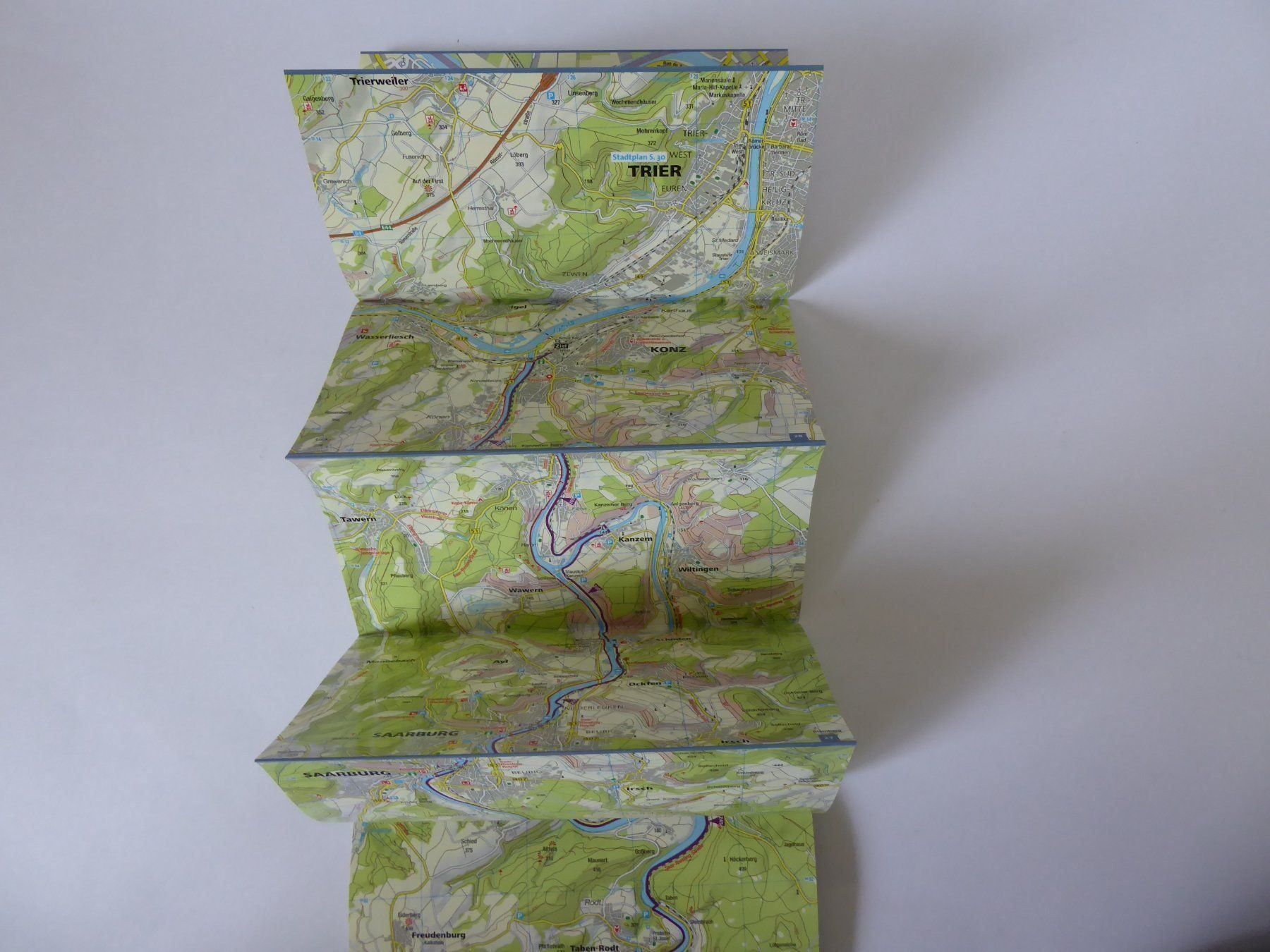 Libri: Praktischer Saarradweg Kompass, fast neu – Usato da Turbenthal venduto da Panau 1