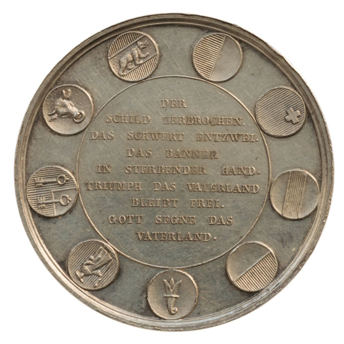 Medaglie: Basel 1844 Eidgenössisches Freischiessen – Usato da Rotkreuz venduto da Swiss-Coins