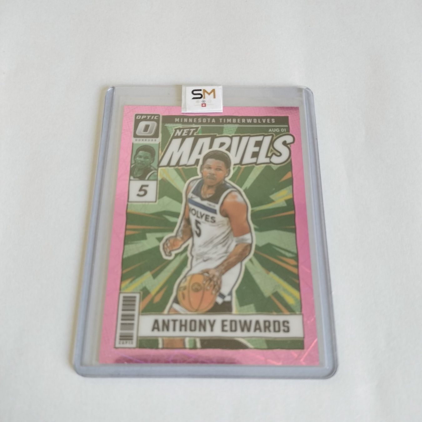 Panini Carte collezionabili: Anthony Edwards Optic Net Marvels Pink Velocity /79 #3 – Nuovo (secondo la descrizione) da Bern venduto da SportsMemos 6