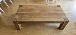Solid oak wood Coffee Table - Stylish Living Room Piece!