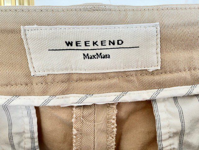 Max Mara Hosen: Hose Weekend Max Mara, Gr. 36, beige – Gebraucht aus Brugg AG von Hellviolett 2