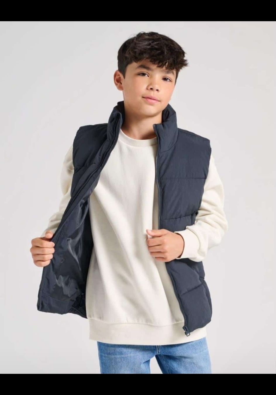 Only Sonstige Jungenkleidung: Steppweste Jungs schwarz Only Boys Neu – Neu und originalverpackt aus Gunzwil von daryl090496