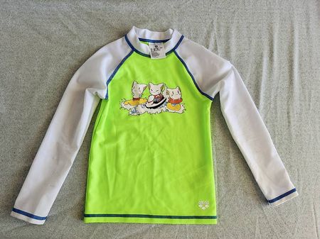 Arena UV Schwimmshirt Langärmling Swimshirt Kinder 4-5J.