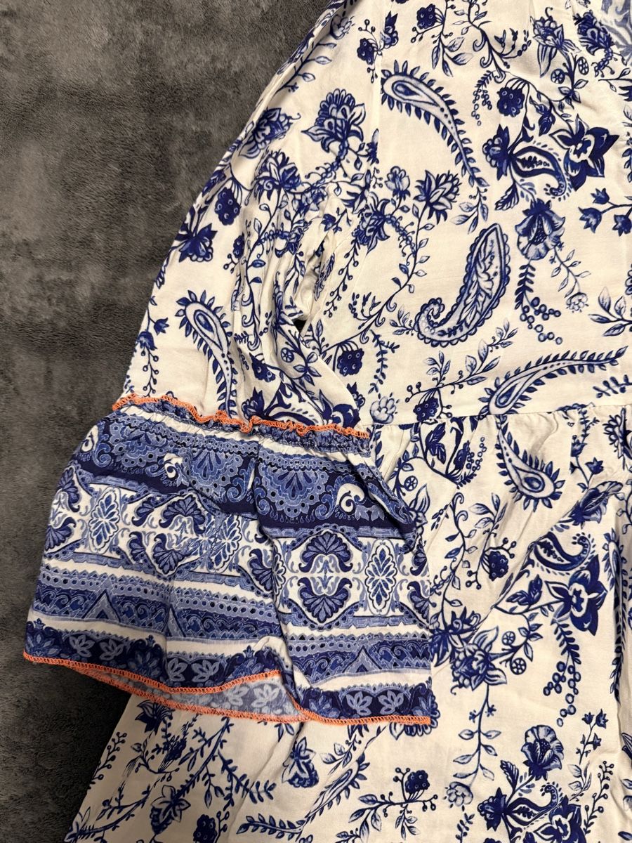 Zebra Kleider: Zebra Kleid weiss - blau  – Gebraucht aus Wangs von Yudi_27 1
