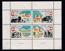 Soldatenmarken Bloc N°76a/5 Verpflegung Vpf.Kp.19 Lw