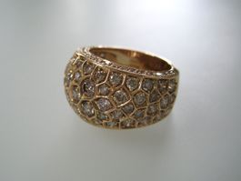 Bague Cocktail Mimì Milano en Or Rose et Diamants.