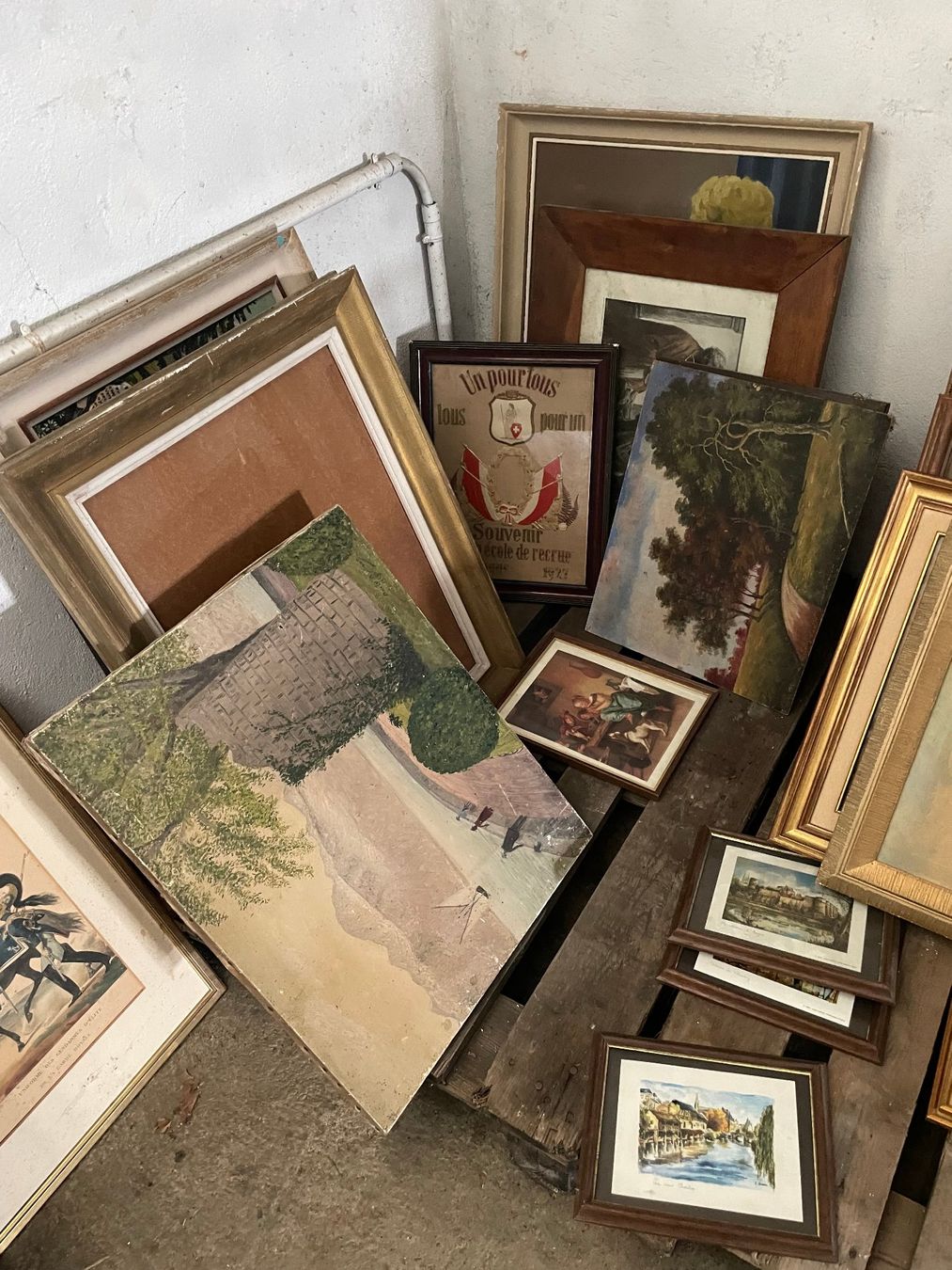 Gemälde: Lots de cadres, de tableaux et d' imprimer – Defekt aus La Croix (Lutry) von netrajet 6