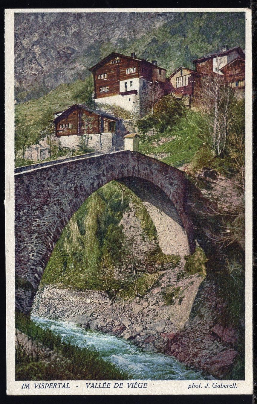 Ansichtskarten: Im  Vispertal – Gebraucht aus Aarau von kufi44