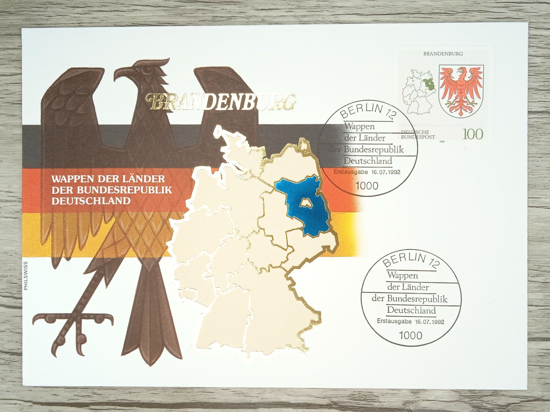 Tutti i francobolli: TR100 Enveloppe + Timbre Allemagne 1992 – Usato da Cousset venduto da Patrick_Collections