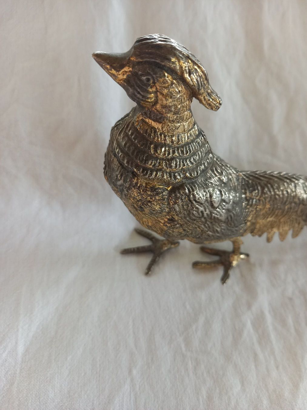 Statuette: Figurine de faisan en métal – Usato da Rossens FR venduto da Souris1 1