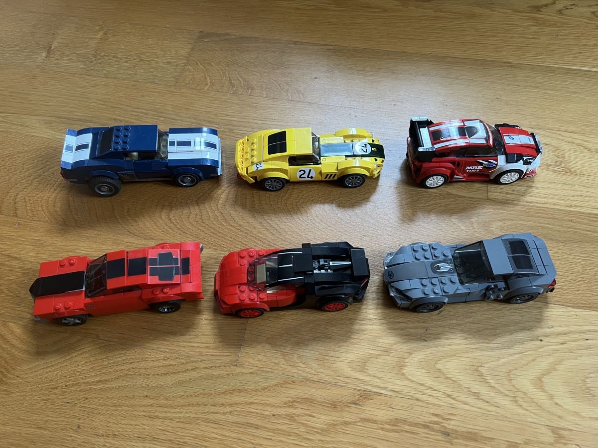 Giocattoli: MOC Klemmbausteine 6 Autos mit Fahrer – Usato da St. Gallen venduto da haus3792 3