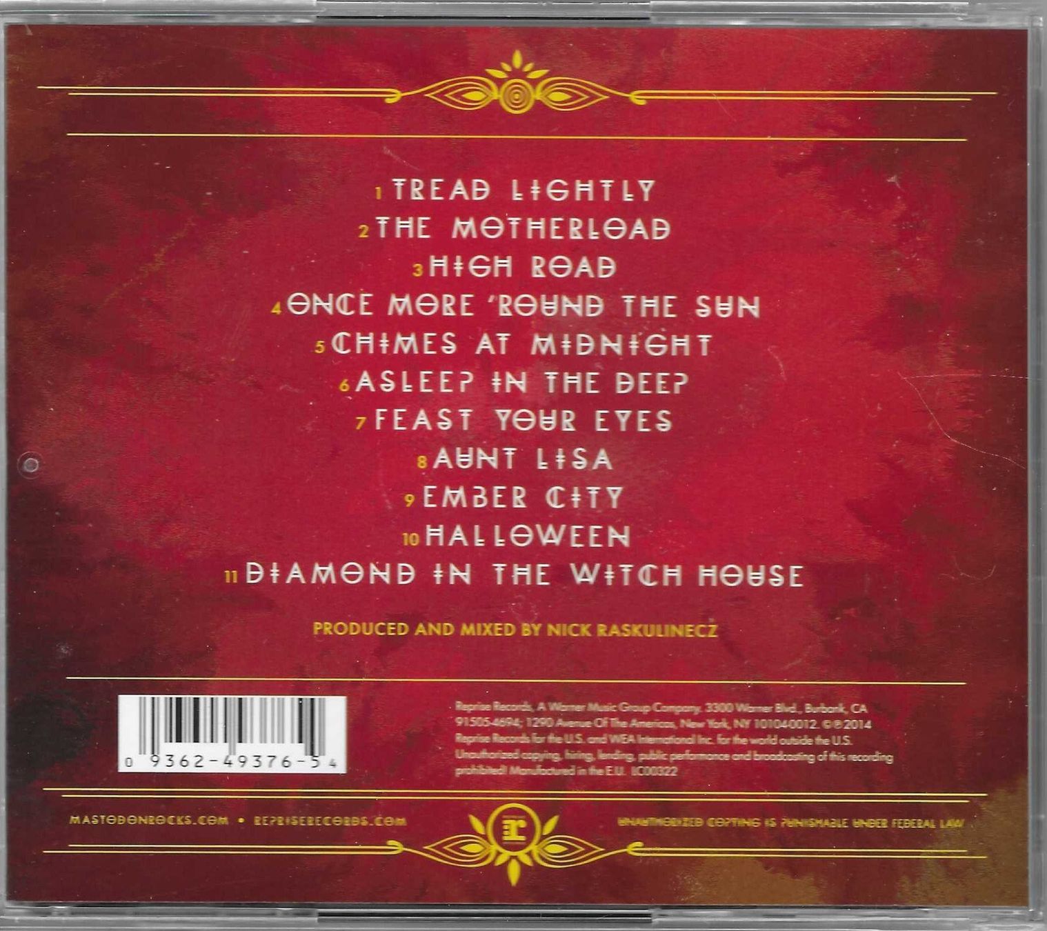CD: MASTODON  -  ONCE MORE ROUND THE SUN – Usato da Bex venduto da Giorgiob 1