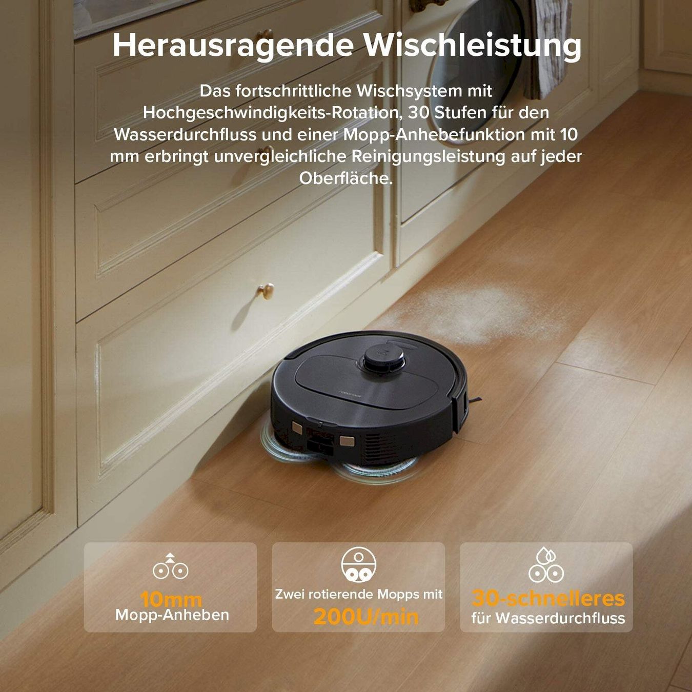 Staubsauger & Zubehör: Roborock QV 35A Saugroboter Schwarz – Neu und originalverpackt aus Bottighofen von zaap 2