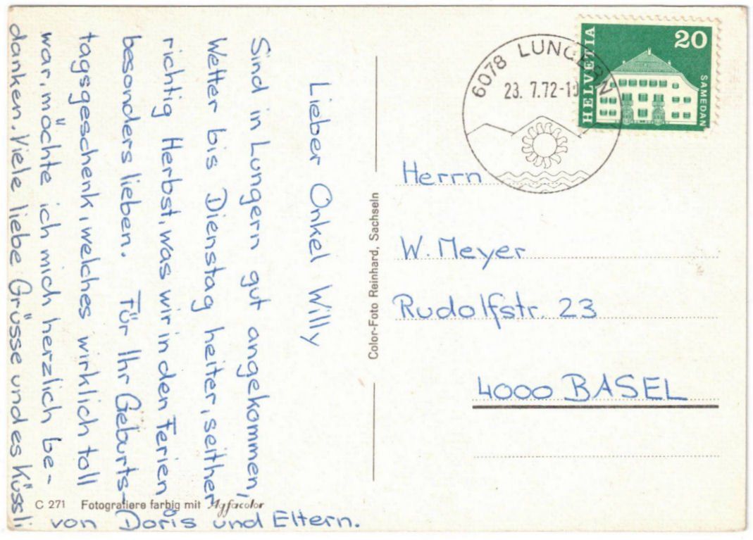Cartoline postali: Lungern - 5 bild AK – Usato da Binningen venduto da Mountainrider 1