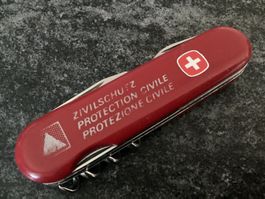 Wenger Sackmesser "SCHWEIZER ZIVILSCHUTZ“ mit Schere