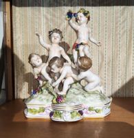 Vintage Porzellan Allegorie "HERBST" - Putten Gruppe