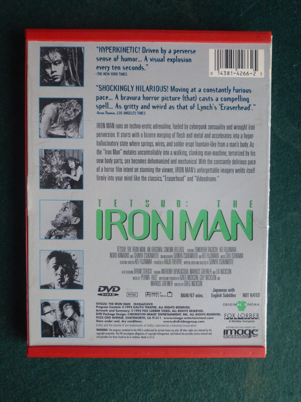 Tutti i DVDs: Tetsuo the iron man Horror Japan – Usato da Zumikon venduto da psisound 1