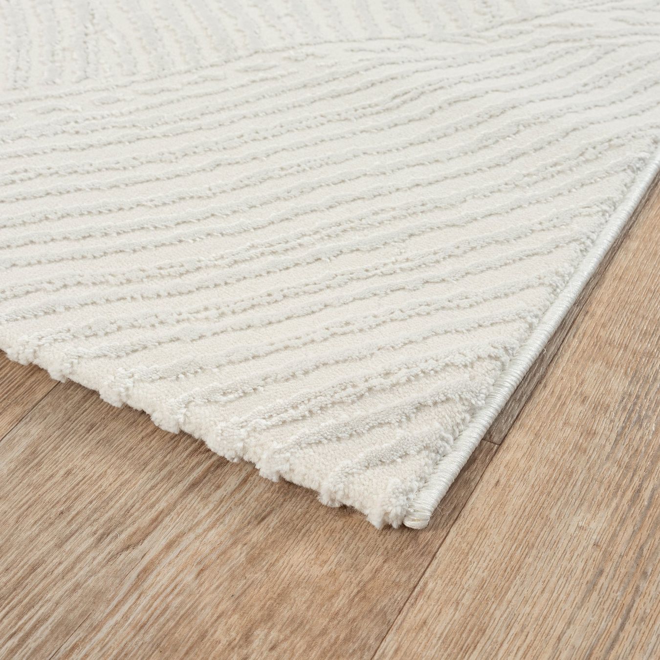 Tappeti: Moderner Teppich, abstraktes Muster, weiss, 160x220cm – Nuovo e nell'imballaggio originale da Reinach AG venduto da carpethouse 5