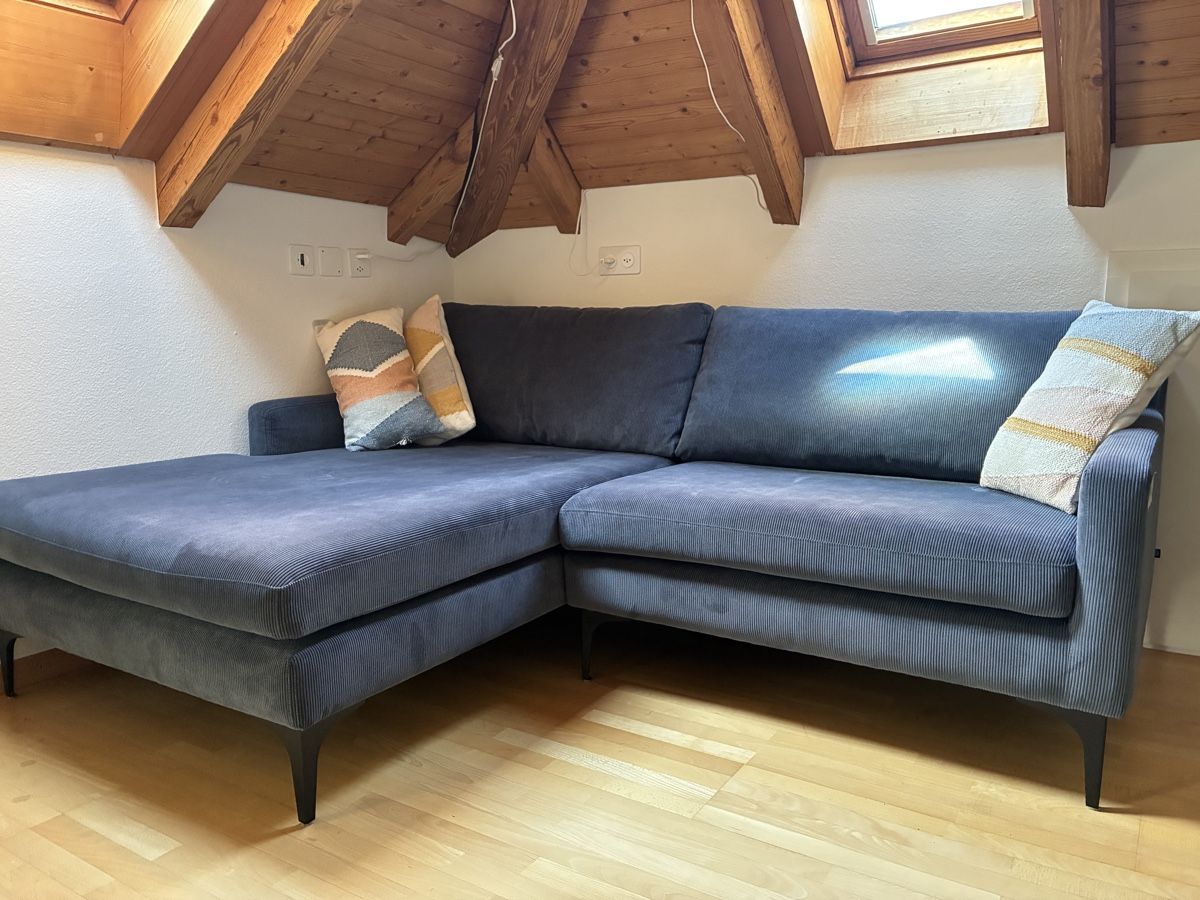 Sofacompany Sofas: Sofa blau cord – Gebraucht aus Bern von barbarahauert 1