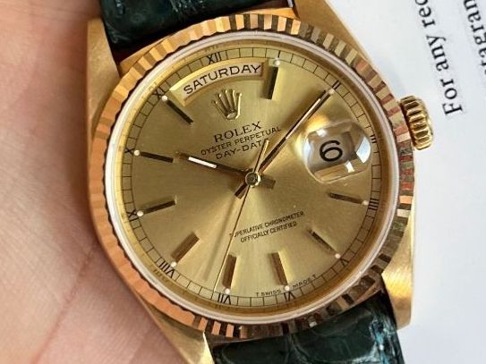 Rolex Orologi: Rolex Daydate 18238 18K Gold – Usato da Genève venduto da 3M_JR