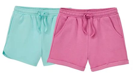 Kinder Sweathose Shorts Gr. 140, Türkis