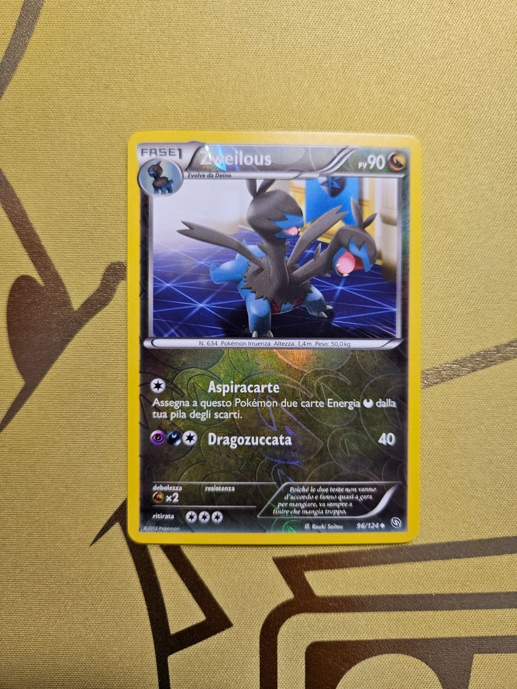 Pokémon Carte collezionabili: Dragons Exalted - Zweilous – Usato da Bellinzona venduto da Pokemarco