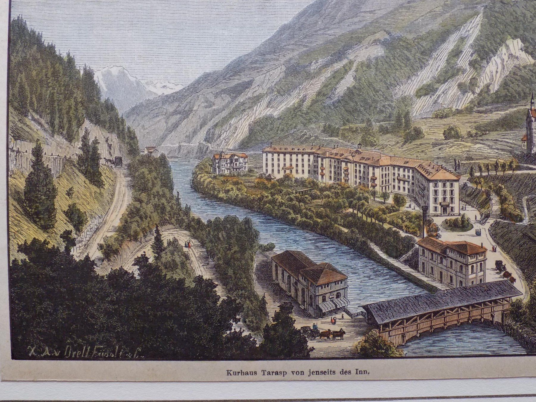 Incisioni: Tarasp koloriert – Usato da Risch venduto da Rischli15 1