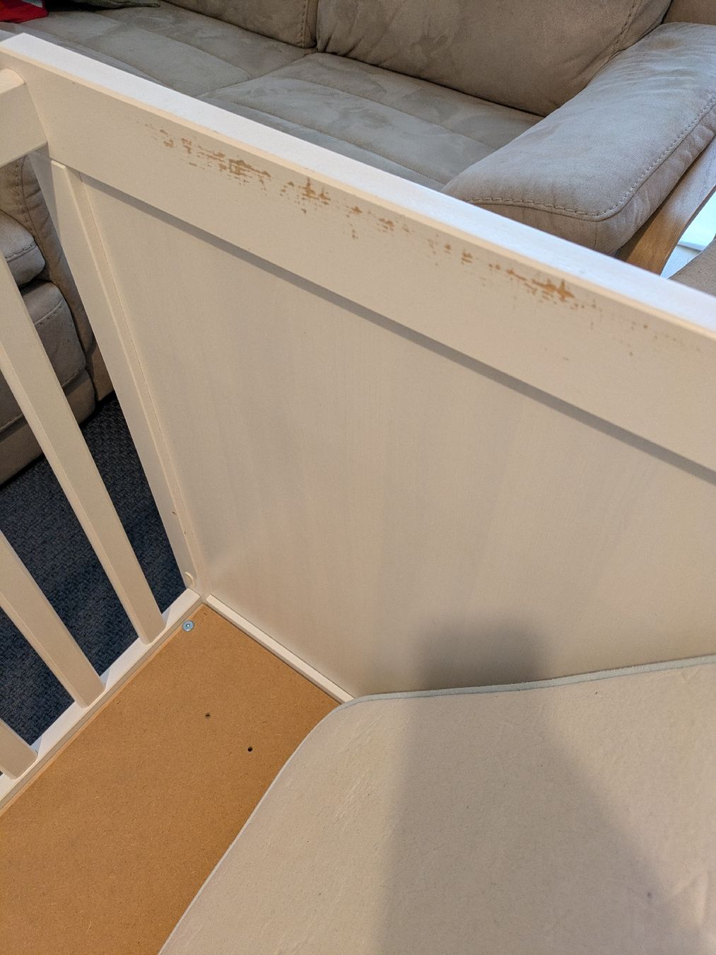 Letti: SUNDVIK Lit bébé, blanc, 60x120 cm avec matelas – Usato da Le Mont-sur-Lausanne venduto da elv_yyl8 6