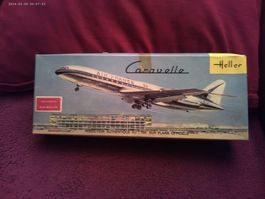 Modellflugzeug Heller Caravelle L300 Massstab 1:100 RARITÄT
