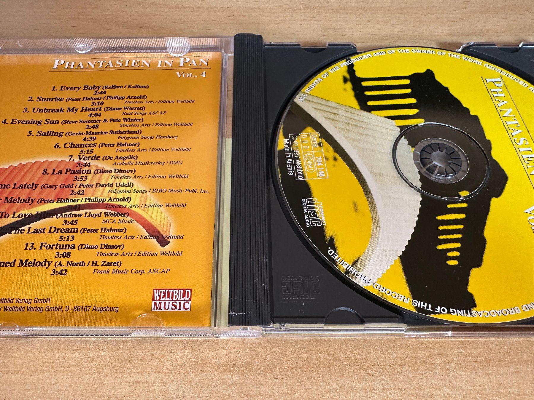 CD: V1 Phantasien in Pan Vol. 4 – Usato da Rikon im Tösstal venduto da Alpenmutz 2