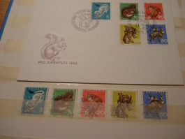 Pro Juventute 1966, FDC + Satz Lose o