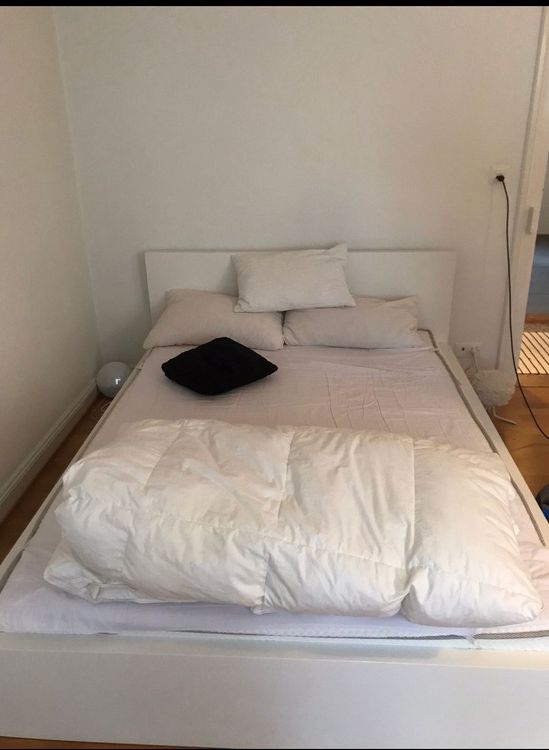 IKEA MALM BETT + MATRATZE + KLEINE KISSEN Kaufen auf Ricardo