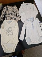 Lot de 4 bodys manches longues de bonne marque, taille 80