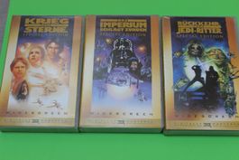 Star-Wars 4-6 (3 Videokassetten VHS RAR!!!!)