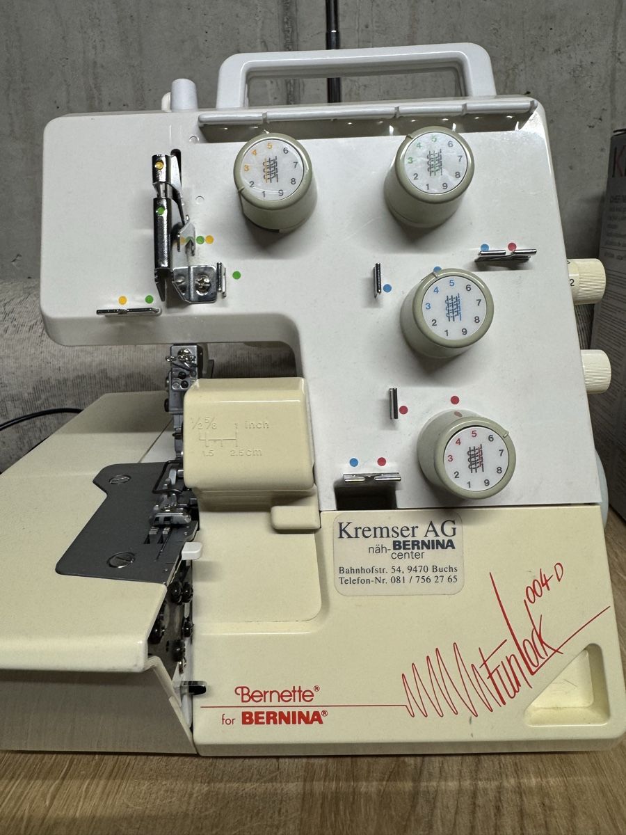 Bernette for Bernina 004D Overlock Nähmaschine funktionsfähi (D ...