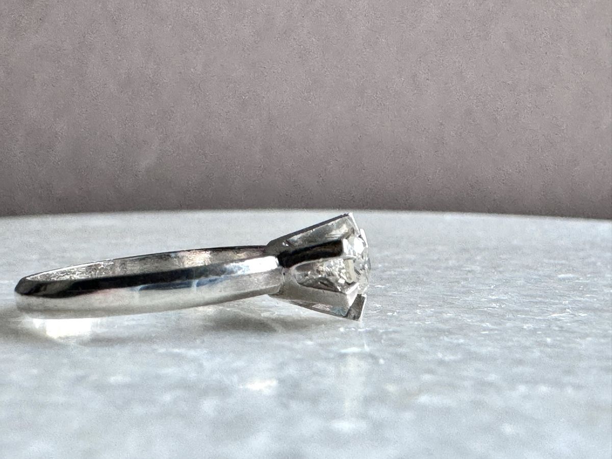 Ringe: Diamant Solitär Ring Diamantring aus Platin 0.28ct – Gebraucht aus Kriens von hannaandkiko 3