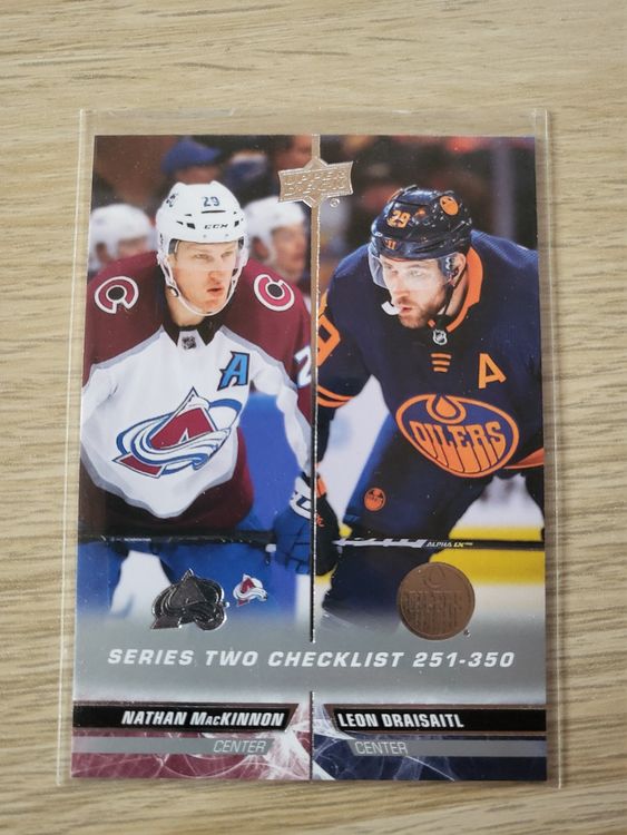 Leon DRAISAITL & NATHAN MacKINNON SERIES 2 CHECKLIST 251-350 (Gebraucht ...