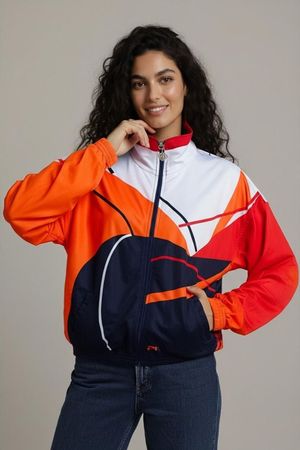 Beltona Colorblock Windbreaker Jacke - Größe XXL