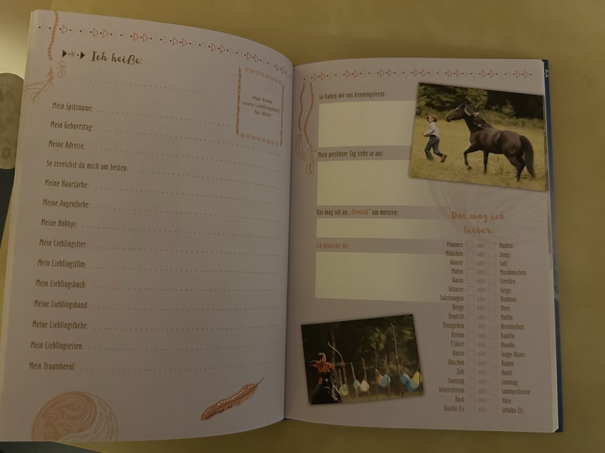 Libri: Freindebuch OSTWIND – Nuovo (secondo la descrizione) da Diessbach b. Büren venduto da kat_6mzs 1