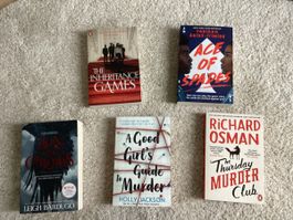 5 Jugendbücher/Thriller im Paket!